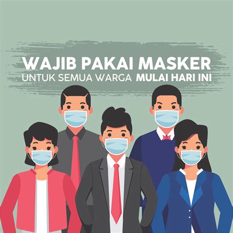 Sticker sign new normal area wajib protokol covid19 cuci tangan masker. Masker untuk Semua | SETDA - Kabupaten Majalengka