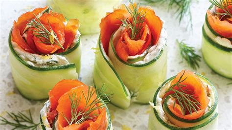 Smoked Salmon Appetizers These Stuffed Cucumber Rolls Are Worth
