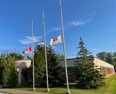 Flags Lowered To Half Mast For 751 Hours At Swlsb Sir Wilfrid Laurier