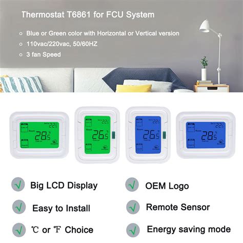 Digital Smart Thermostat Air Conditioner Controller Thermostat For Hotel Room T