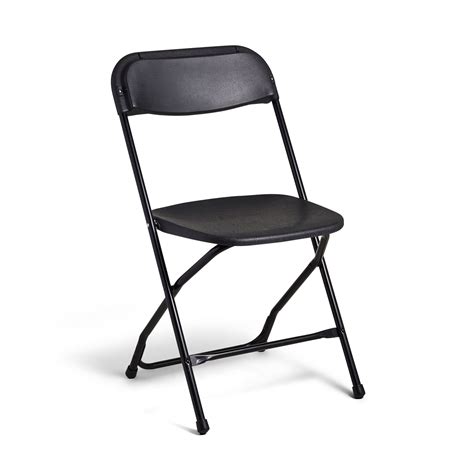 Fred Folding Chair Black Salters Hire