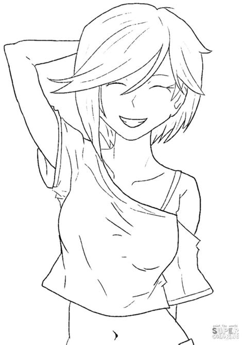 anime coloring pages eri coloring and drawing f3c