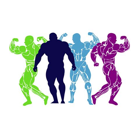 Bodybuilding Power Lifting Icon Pre Designed Illustrator Graphics