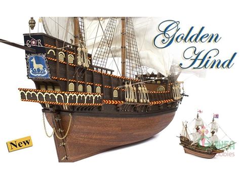 The Golden Hind Galeon De Sir Francis Drake 643 Mm Eslora Maquetas De