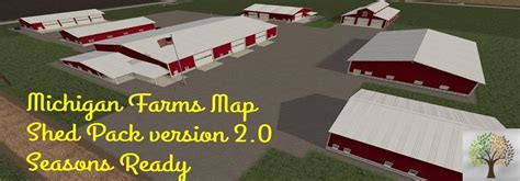 Michigan Farms Map Shed Pack V20 Fs19 Farming Simulator 19 Mod