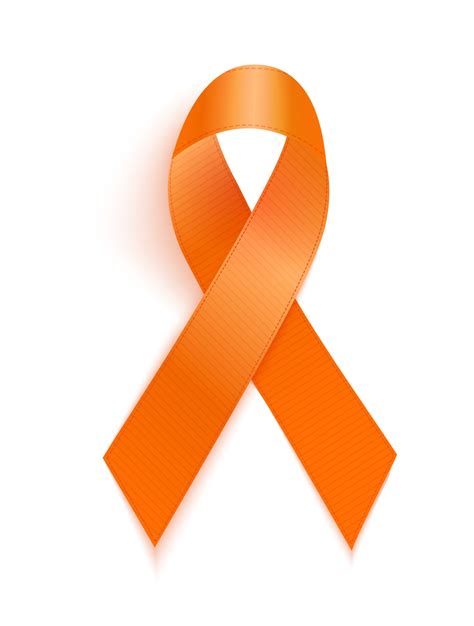 Orange Ribbon A Symbol Of Leukemia Vector Illustration Eps10 2754674