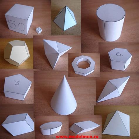 Геометрические фигуры из бумаги: поделка оригами своими руками