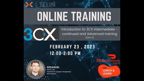 Introduction To 3cx Intermediate Continued And Advanced Training Day