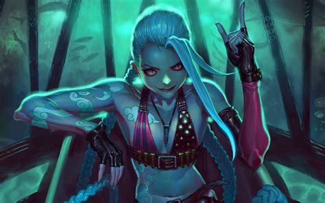 Wall paper wallpaper animated wallpapers animated wallpaper league of legends. 2880x1800 2016 Jinx League Of Legends Macbook Pro Retina ...