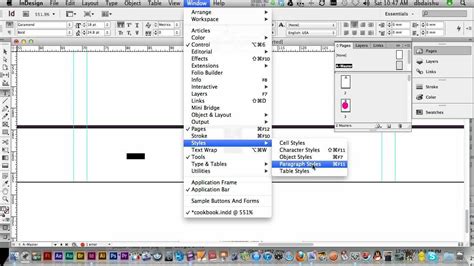 Indesign Cs6 Page Numbering Section Markes And Table Of Contents