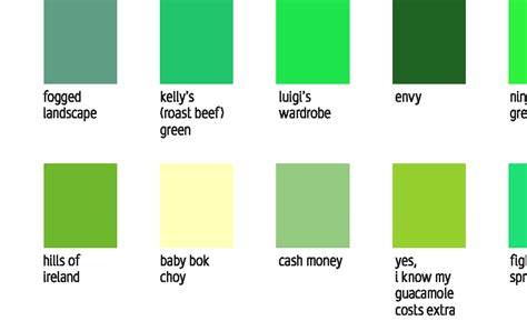 Shades Of Green Pantone Forest Green