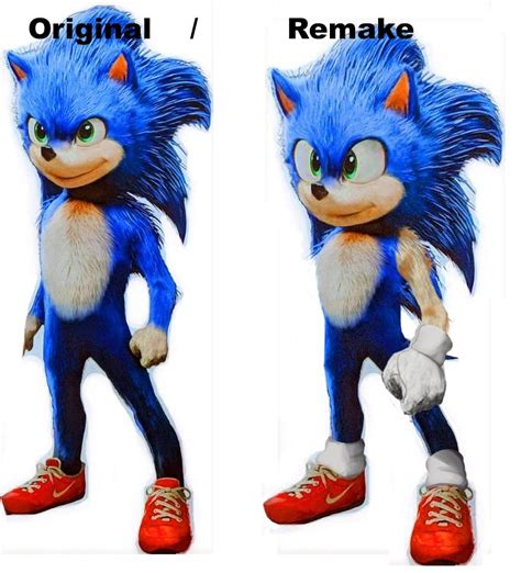 Fans Are Editing The Leaked Design Of Movie Sonic In Attempts To