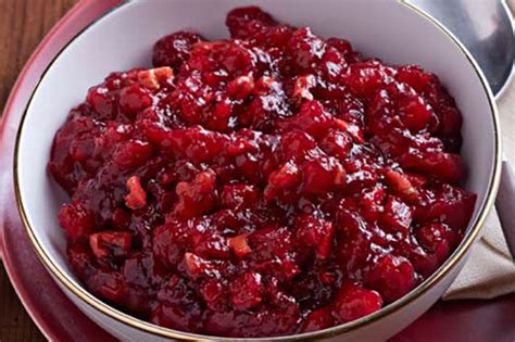 With just a hint of sweetness, this bright, bracing uncooked relish is an antidote to all the saccharine jellylike cranberry sauces out there (unless you're into that sort of thing). JELLO CranberryPineapple Relish Recipe | Just A Pinch Recipes