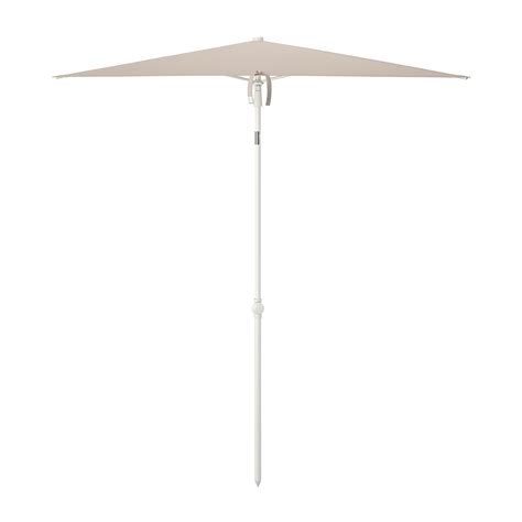 TvetÖ Parasol Tiltinggrey Beige White 180x145 Cm Ikea