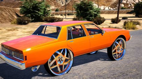 Grand Theft Auto V Box Chevy Chevrolet Caprice Classic On 34s Mod