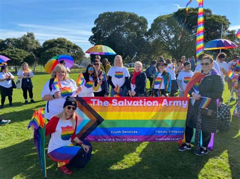 Salvation Army Social Mission Team Sends Message Of Inclusion At Melbourne Pride March The