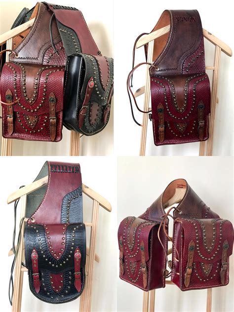 Saddlebag Traditional Western Saddle Horse Bag Leathercraft