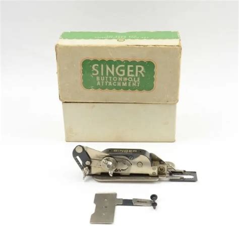 VINTAGE SINGER SEWING Machine Buttonhole Attachment No 121795 UNTESTED
