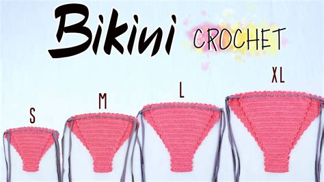 Bikini A Crochet Todas Las Tallas Fácil Principiantes Youtube