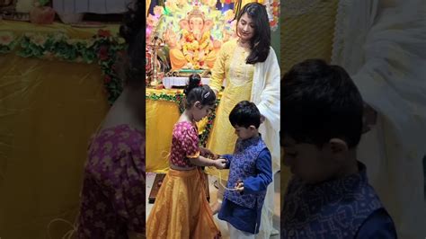 Radhika Pandit With Her Daughter And Her Son Youtube
