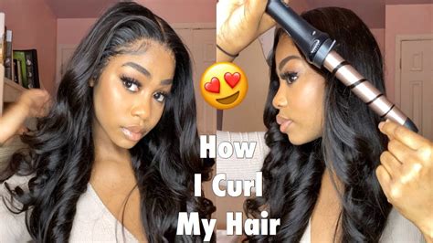 How To Curl Your Hair With A Curling Wand Hair Tutorial Prizm Set