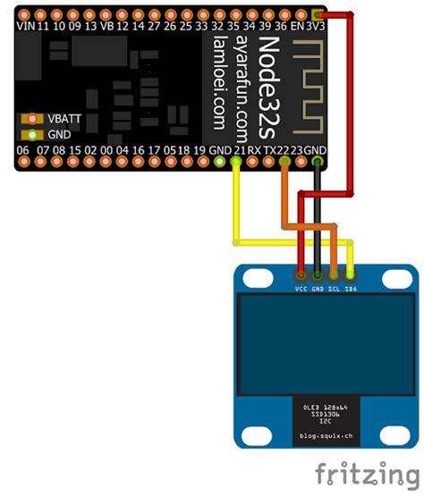 Arduino Er Connect I2c 128x64 Oled Ssd1306 To Esp32 Using Esp8266