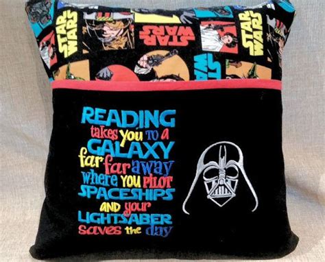 Star Wars Reading Pillow Darth Vader Bed Pillow Etsy Reading Pillow