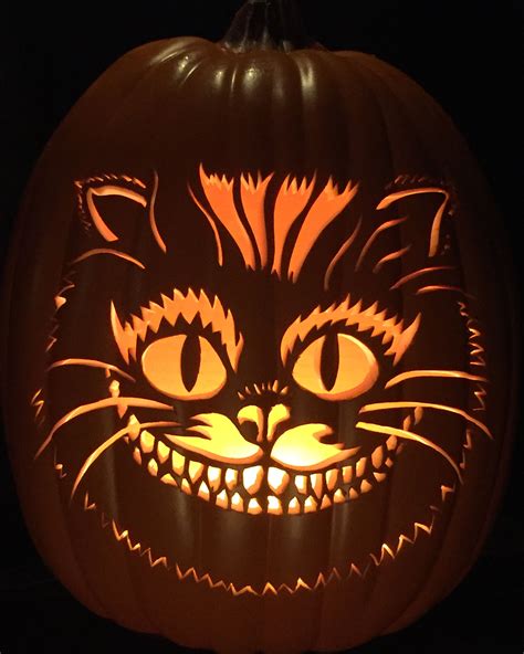 Cheshire Cat Pumpkin Cat Pumpkin Carving Disney Pumpkin Carving