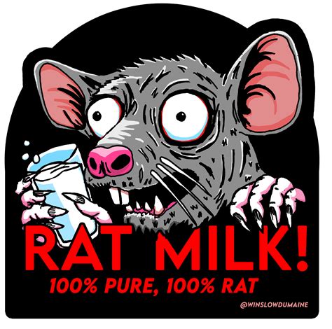 Rat Milk! Sticker — Winslow Dumaine