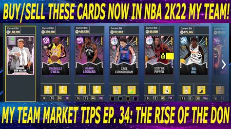 The Market Is Wild In Nba 2k22 My Team Market Tips Ep 34 The Rise Of