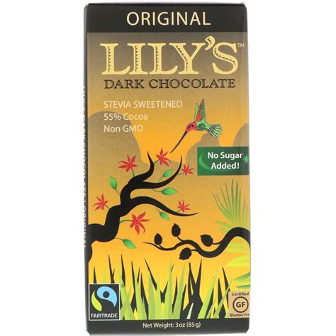 Lilys Sweets Dark Chocolate Original 3 Oz 85 G Iherb