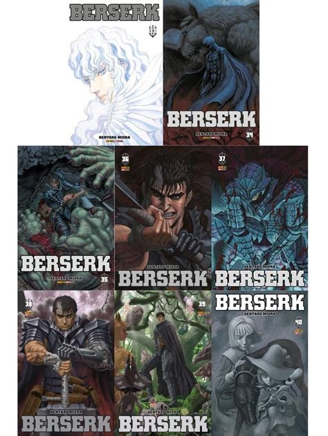 Kit Berserk Edição De Luxo Vol 33 Ao 40 Mangá Panini Lacrado