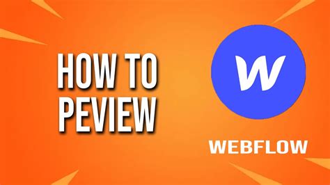 How To Preview Webflow Tutorial Youtube