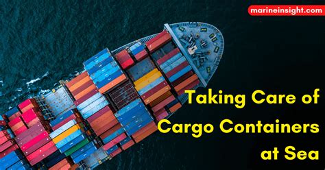 How To Take Care Of Cargo On Container Ships At Sea