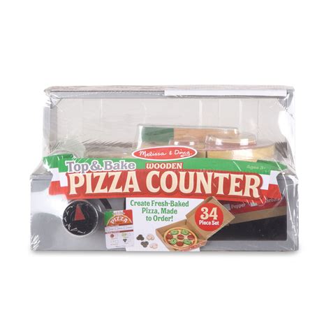 Melissa And Doug Top And Bake Wooden Pizza Counter Curious Kids