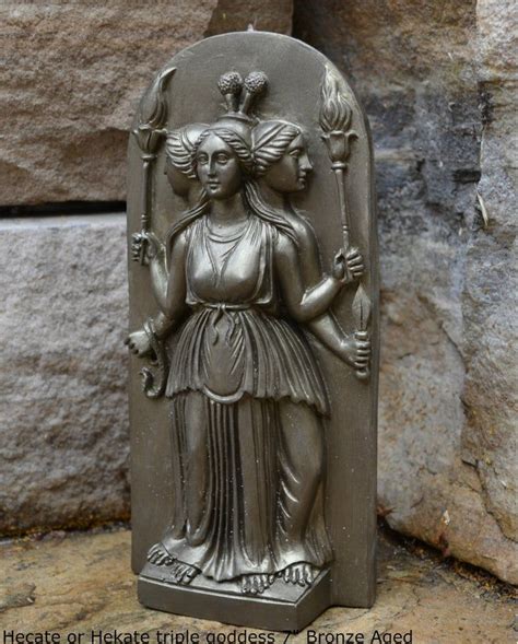 Hecate Statue Greek Goddess For Pagan Home Altar Kit Wicca Etsy Artofit