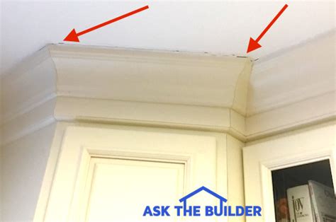 The height of the ceiling, the trim on the wall, and functional purpose. crown molding gap