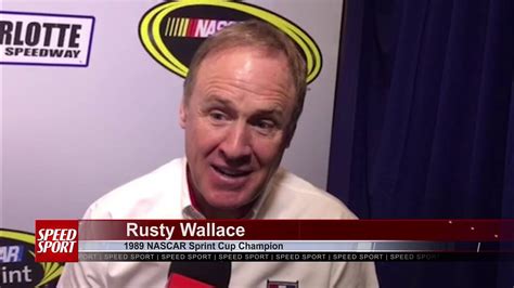 Speed Sport Rusty Wallace Interview Nascar Media Tour Youtube
