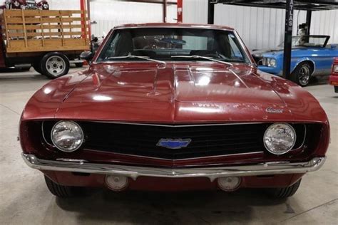1969 Chevrolet Camaro 79859 Miles Maroon Coupe 350ci V8 Manual For Sale