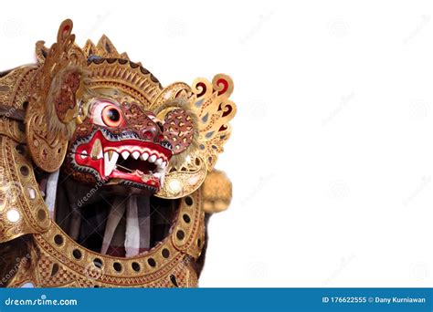 Traditional Barong Dance Performance In Bali Indonesia Stock Image