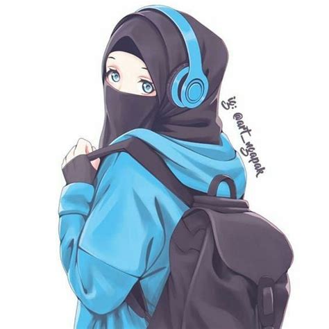 Tomboy Gambar Anime Wanita Muslimah Get Wallpaper Keren 2020 Buat