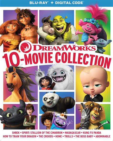 Dreamworks 10 Movie Collection USA Blu Ray Amazon Es Myers Mike