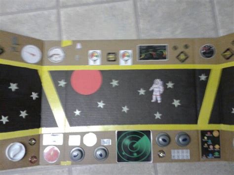 This Is The Control Panel For Our Space Ship For The Pre K Space Unit