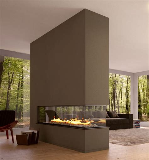 Chimenea De Obra Integrada En Salón Arqstuff Chimeneas Modernas