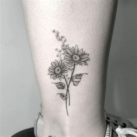 101 Best Black And Grey Sunflower Tattoo Ideas That Will Blow Your Mind