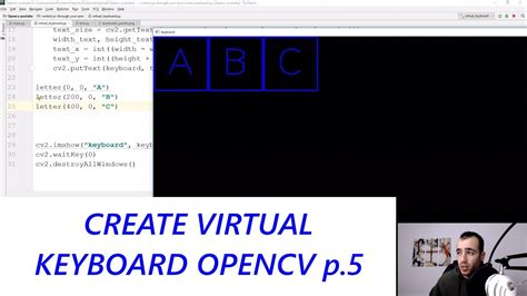 Virtual Keyboard Gaze Controlled Keyboard With Python And Opencv P5