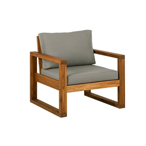 Kick back and take it easy with our wide range of outdoor lounge chairs. Unbranded Brown Open Side Acacia Wood Outdoor Lounge Chair ...