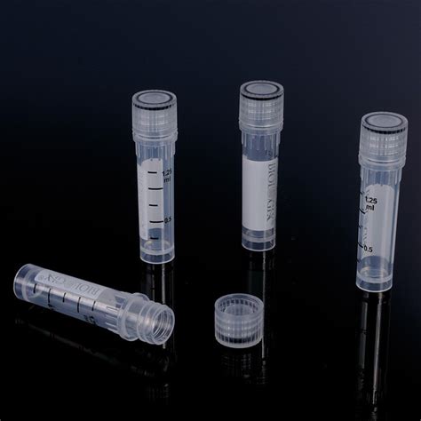 Cryogenic Vials Ml Self Standing Vials With A Writing Area With