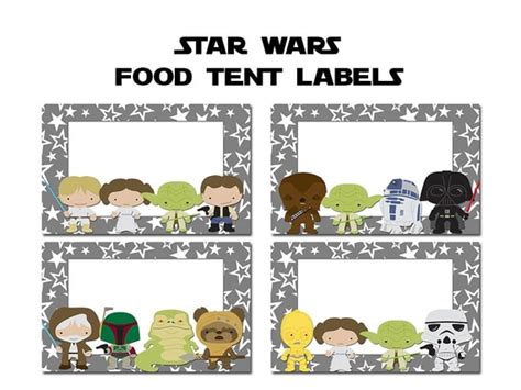 Free Printable Star Wars Food Labels Ncejomunicipaldechinu