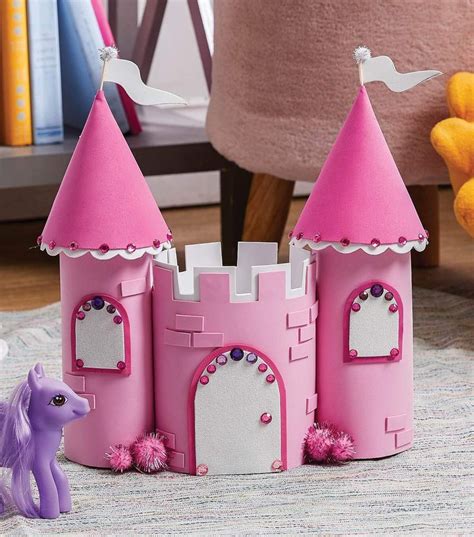 How To Make A Foamie Princess Castle Craft Projects For Kids Castle